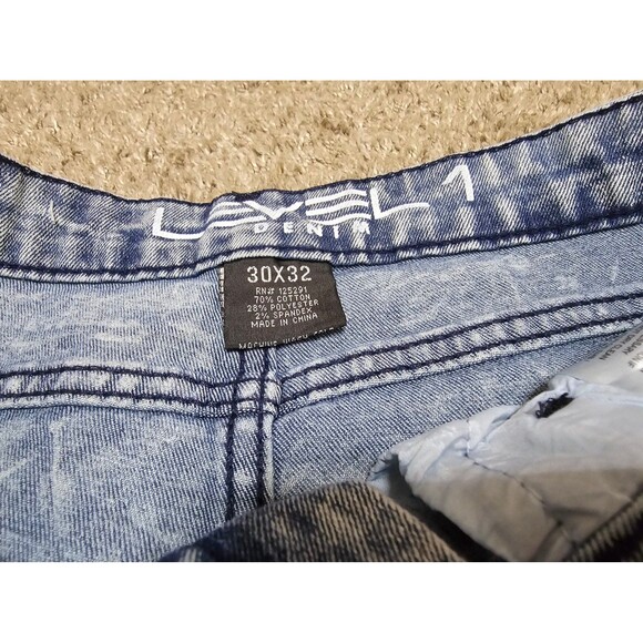 Men's Level 1 denim jeans size 30x32 - Picture 2 of 3